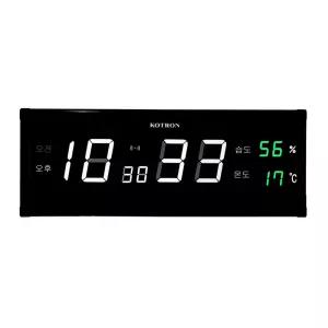 체육관 무소음 국산 코트론 LED 전자 벽시계 벽걸이