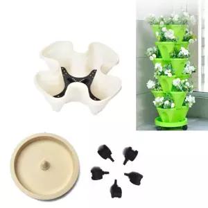 접층 층층 화분 상추 채소 키우기 바퀴 받침대 1단