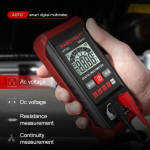 스마트 디지털 멀티미터 미니 소형 전압계 전류계 고정밀 자동 범위 지정 백라이트가 있는 AC DC 테스터