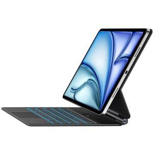 (M3 2025 / M2 2024) 및 아이패드 프로 11인치(1세대/2세대/3세대/4세대)용 키보드 케이스, 7색 백라이트가 있는 10.9인치 에어 4세대/5세대용 멀티 터치