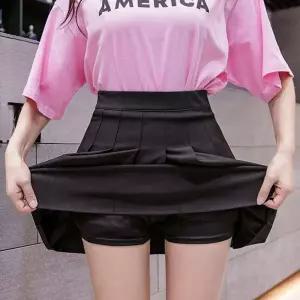 스커트 치마 SK 여자 2컬러 밴딩 플리츠 테니스 A라인