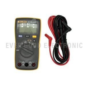 FLUKE 107 자동 범위 디지털 멀티미터 AC/DC 전압 전류 테스터(옴  커패시턴스  Hz 측정 및 Fluke 스마트