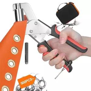 타프 천막 방수포 구멍 아일렛 펀칭기 텐트 커튼 휴대용