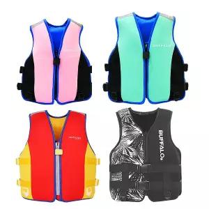 [Q]BUFFALO 네오프렌 어린이 아동 구명조끼 1P