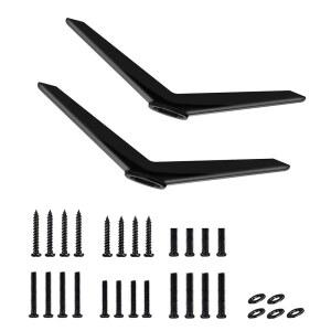 업그레이드된 TCL Roku TV용 TV 다리 32 40 43 49 50 55 홀 - TCL Roku TV 스탠드용 TV 베이스 스탠드 교체용 TV 발을 나사 키트로 쉽게 설치할 수 있습니다