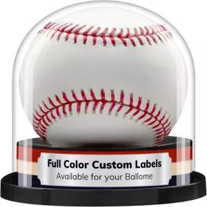 오리지널 볼돔 야구 홀더 디스플레이 케이스 u2013 아크릴 자외선 차단 스탠드 게임 볼 및 홈런 스포츠