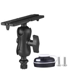 카약 트랙 마운트 직사각형 베이스가 있는 어군 탐지기 검출기 파인더 레일 설치 시스템 낚시 액세서리