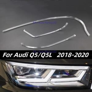 아우디 호환 Q5L  용 LED DRL 헤드라이트 가이드 플레이트 릴 튜브 주간 주행등 바 엔젤 아이즈