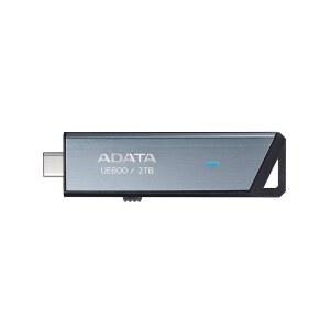 [미국배송] ADATA ELITE UE800 2TB USB 타입C 3.2 GEN2 플래시 드라이브 휴대용 SSD 최대 1000MB/S 읽기/쓰기(AELIUE8002TCSG) 아이폰호환 15 PRO 시리즈/안드로이드/플레이스테이션호환 5와 호환