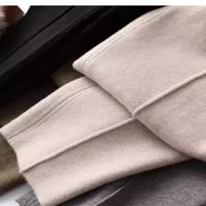 손오공 여자 데일리룩 바지 배기핏 니트 할머니 울 가을 겨 도톰9부 통 캐주얼 배기 무 맨투맨 KUK4