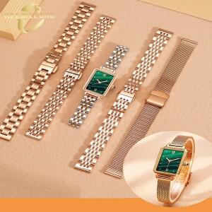 [호환품]스테인레스 스틸 시계 스트랩 6 8 10 12 14 15 16 18 19 20 22mm 범용 메탈 소형 실버 로즈 골드