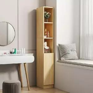 슬림 책장 좁은 23x24x180cm 원룸 거실 화이트 책꽂이 선반 5단 230 틈새