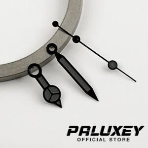 [호환품]NH35 유령 손 블랙 시계 3 핀 바늘 NH36/4R/7S 운동 녹색 Lunminous 포인터 설정