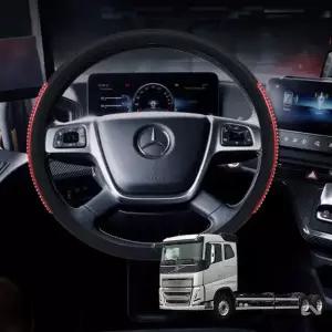 4D FH카고 볼보 입체 실리콘 핸들커버 전용 그립 입체 메가트럭 5톤차 카바 핸들 4D 버스 가죽 차