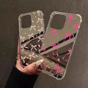 화려한 리본 프린트 미러 폰 케이스 삼성 호환 갤럭시 S25 S24 S23 S22 S21 울트라 플러스 FE A06 A14 A23