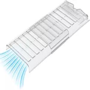 가구 바닥 아래 통풍구 디플렉터용 마그네틱 에어 벤트 익스텐더 홈 레지스터 최대 12인치 너비 17인치에서
