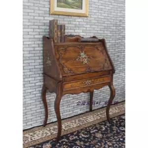 엔틱콘솔 레트로 빈티지 앤틱 서재 엔틱 화장대 장식장 단일