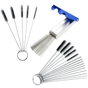 기화기 카본 더트 제트 제거 청소 바늘 브러쉬 자동차 바이크 오토바이 ATV 용접기 카브 전기 톱용 클리너