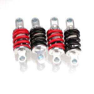 바이크 오토바이 미니 소형 호환 쇼크 업소버 100MM/105MM 서스펜션 댐퍼 스프링 부품 바이크 스쿠터 모페