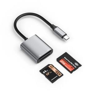 iphone 호환용 USB C 메모리 스틱 프로 듀오 어댑터 Lightning Type-c 장치용 MS/SD 카드 리더기 SD/SDHC/M