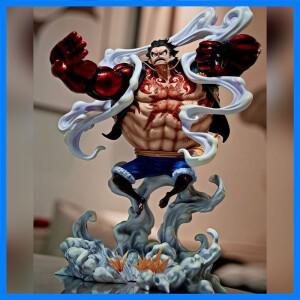 38cm/14.96인치 Jt 스태츄 원피스 몽키 D. 루피 기어 4 모델 인형 피규어 원피스 애니메이션 피규어 수집용