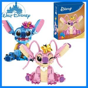 스티치 엔젤 CP 블록 2025 - 큰 조각 만화 장난감 움직이는 귀 어린이 조립 선물 소년 소녀 생일 선물