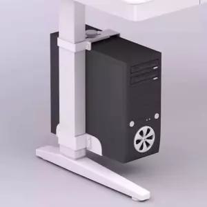 데스크탑 PC 거치대 걸이형 수납대 행거 사무실 선반