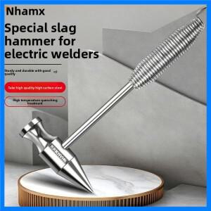 1 Pc 다기능 전기 용접 망치 슬래그 망치 안전 망치 슬래그 망치 녹 제거 망치 용접기 망치