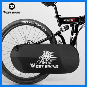 웨스트 바이킹 자전거 체인 보호 커버 방수 방진 MTB 로드 바이크 체인휠 보호 커버 사이클링 장비