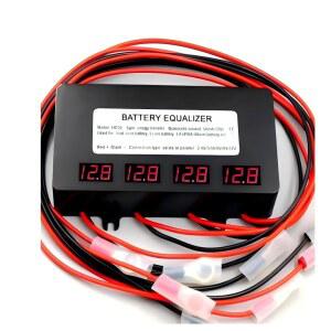 [미국배송] 4 X 12V 배터리 밸런서 활성 전압 납산 리튬 이온 LIFEPO4 배터리용 HC02 이퀄라이저