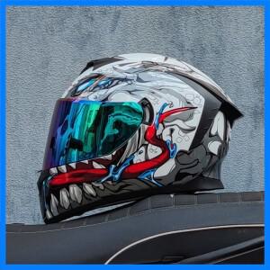 LVS 오토바이 풀 페이스 헬멧 모토 레이싱 헬멧 성인 안전 헬멧 DOT 인증