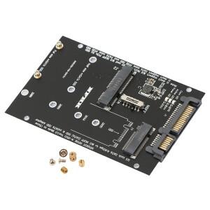 PC 노트북용 추가 카드 최대 6Gbps M.2 NGFF Msata SSD SATA 3.0 2.5 어댑터로 변환 컨버터 라이저