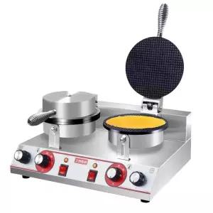 얇은 와플 기계 2구 메이커 업소용 제조기 단일상품