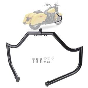 아페리주 2009-2023 할리 투어링 로드 글라이드 킹 스트리트 일렉트라 CVO 및 트라이크 모델 고속도로 브래킷, 글로스 블랙