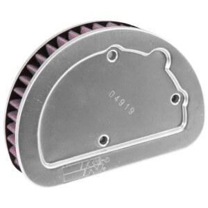 K&N 엔진 에어 필터: 고성능, 파워스포츠 2014-2017 할리 데이비슨(소프트테일 슬림, 헤리티지, 소프트테일 클래식, 팻 보이, 디럭스, 브레이크아웃 및 기타 일부 모델) HD-1614에 적합합니다