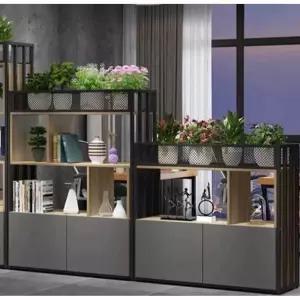 철제 낮은 파티션 막이 공간분리 접이식 가벽 책장