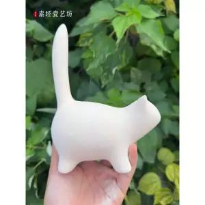 세라믹 고양이 석고틀 공방 받침대 도자기 향꽂이