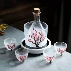 벚꽃 사케잔 무광택 나노 수납장 테이블 턴테이블