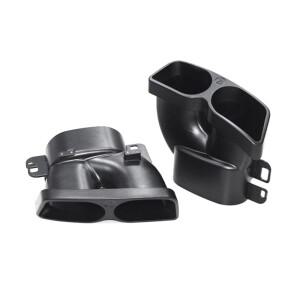 벤츠 호환 브라부스 AMG C63S W204 S W212 15-18 자동차 쿼드 배기 머플러 팁 테일파이프 2X 파이프