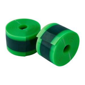 [미국배송] 디코스메틱 5.03야드 2롤 뚱뚱한 자전거 타이어 라이너 1.5인치 와이드 튜브 플랫 프로텍터 라임 산악 및 도로 자전거용 펑크 탑 방지