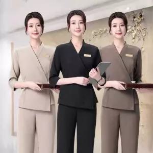 여성 유니폼 호텔 근무복 고급 안내데스크 미용실 데스크