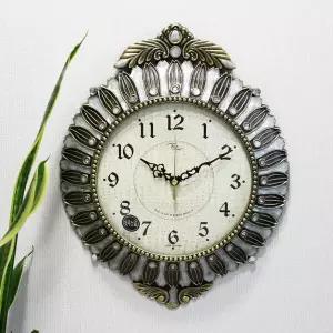 무소음 모닝햇살 신주도금 주물 벽시계 HCA-623G