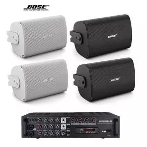 보스스피커 FS-2SE 4통 카날스 4채널 앰프 1대 고음질 매장 카페