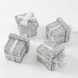 로열실버 트리 오너먼트 감사선물상자 4개 세트 고급 장식 (WFL0H3B)