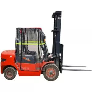 지게차 커버 지게차 비닐 방풍 가림막 덮개 방한 확장 다리 연장 가드 보조발