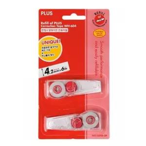 고품질 레드 4.2mm 별매 펜형 리필 수정테이프 본품 (WFJRNMV)