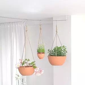 TC 폴리우레탄 클라우드 플라스틱 행잉 화분 D25 25x12 (WFJ6ZWA)