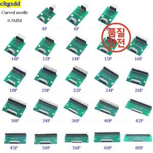 FPC/FFC 어댑터 보드 0.5mm-2.54mm 커넥터 루퍼 6 10 60/80 유연한 개 멧돼지 케이블