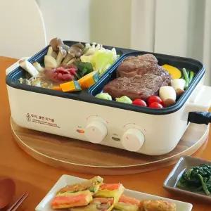 K11 하드라인 전기그릴 미니 멀티그릴팬 1인 전기화로