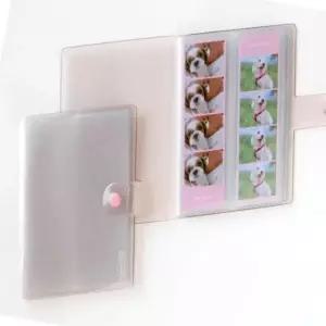 사진 스티커 앨범 단추형 포토카드 보관함 네컷 정리용 포카홀더 (WFK6LL8)